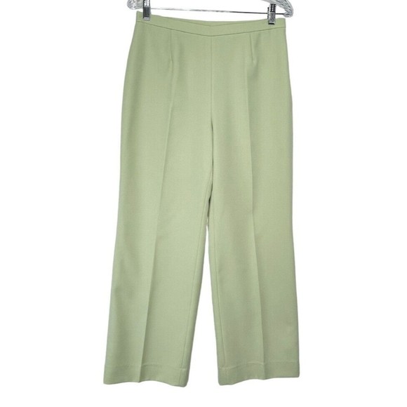 Le Suit Essential Women Sz 6P Business Dress Pants Green Petite - Picture 1 of 16